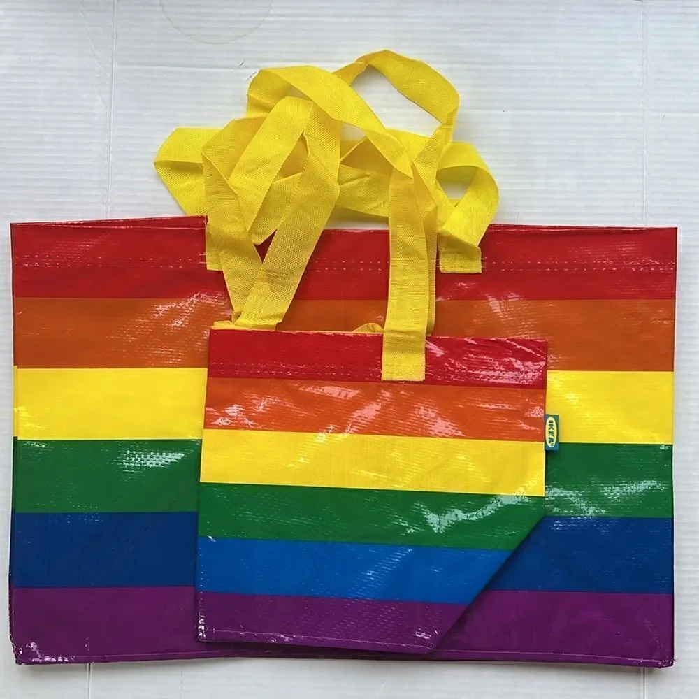 IKEA Shopping bag set, large and medium , multicolor